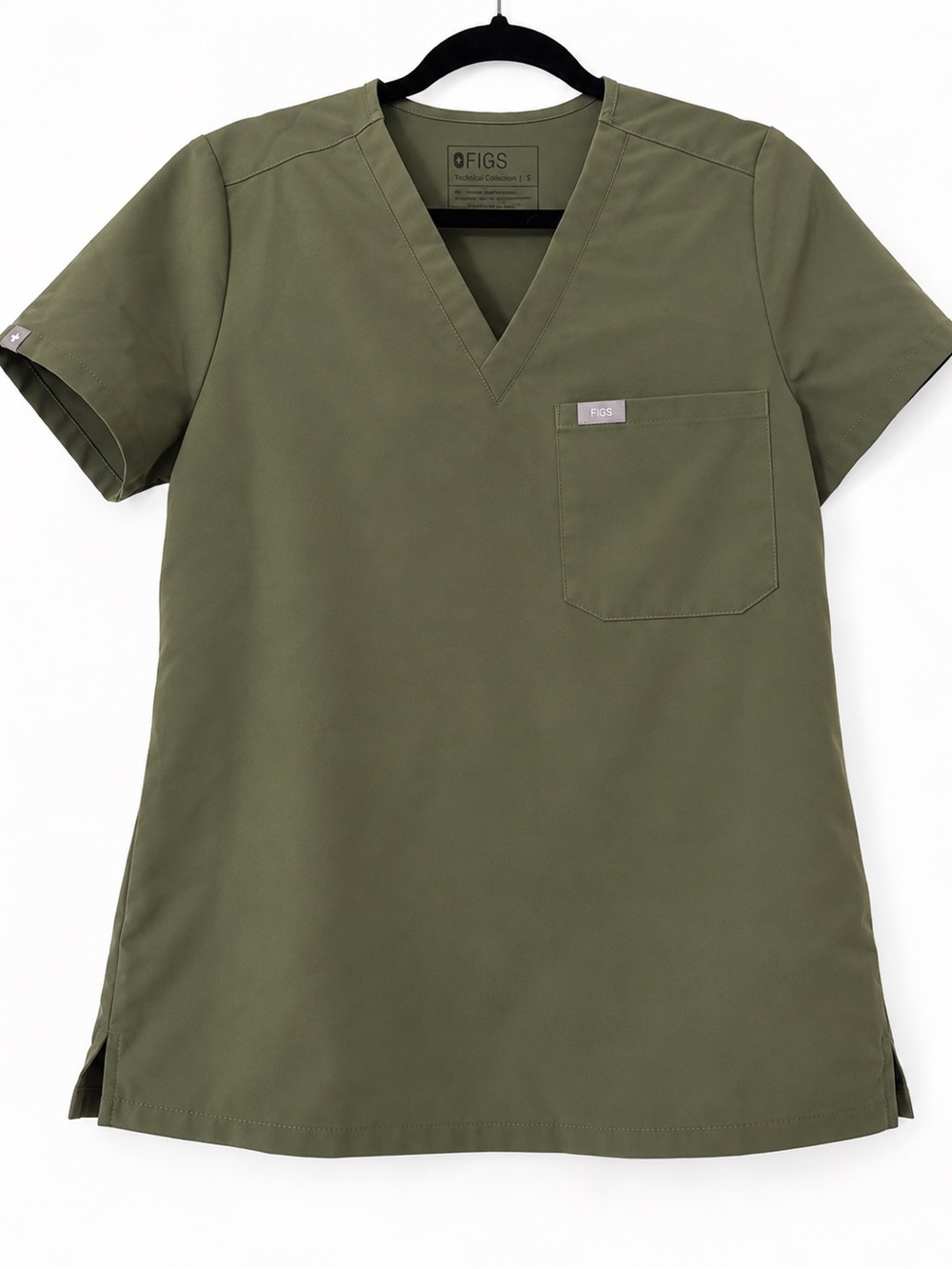 FIGS Women’s Olive Green Scrub Set - Picture 2 of 3